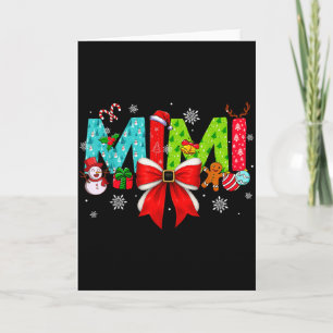 Kerstmis Mimi Coquette Strik Mimi Kerstmis Kaart