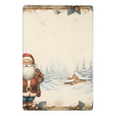 Kerstmis Mini Klembord (Achterkant)