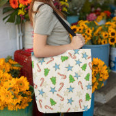 Kerstmis minimale snoepriet koekjes draagtas