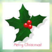Kerstmis Mistletoe Raamsticker (Vel 3)