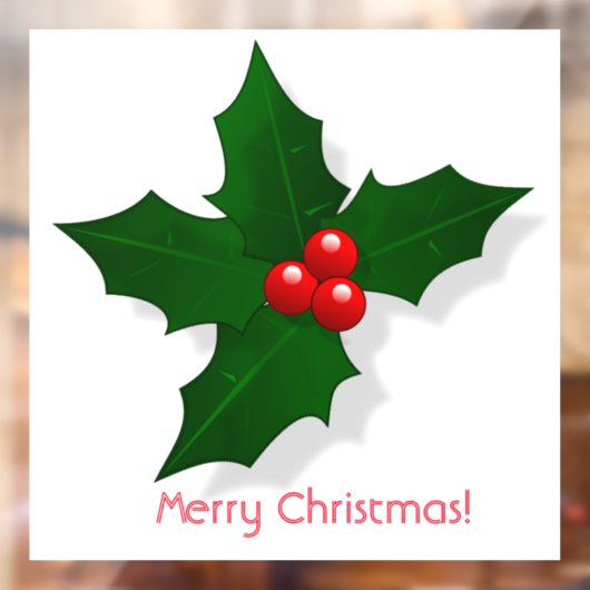 Kerstmis Mistletoe Raamsticker (Vel 2)