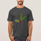 Kerstmis Mistletoe T-shirt (Voorkant)