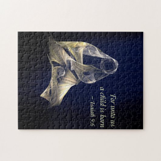 Kerstmis - moeder en kind legpuzzel (Horizontaal)