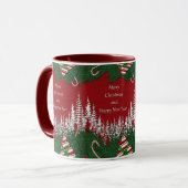 Kerstmis mok (Voorkant links)