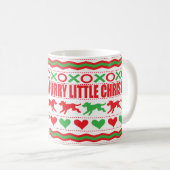 Kerstmis Mok 11 oz. "Best Dog Kerstmis Mok" (Voorkant rechts)