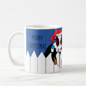 Kerstmis Mok 11 oz. "Happy Moo Year" (Links)