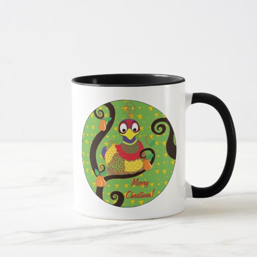 Kerstmis Mok 11 oz. Partridge aanpassen (Rechts)