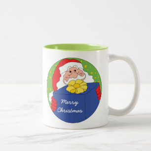 Kerstmis Mok 11 oz. Santa Claus personaliseren