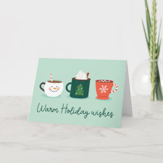 Kerstmis Mok Holiday Folkkaart Kaart