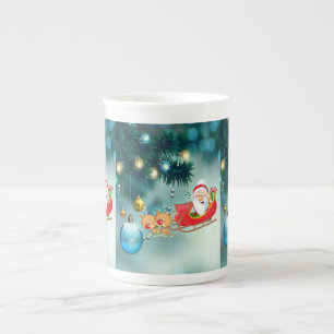 Kerstmis Mok, kerstman Porselein Kop