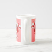 Kerstmis, Mok, kerstman, snoepriet Porselein Kop (Achterkant)