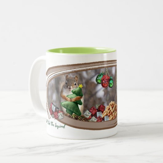 Kerstmis mok met Mr. Bickles 11oz (Voorkant links)