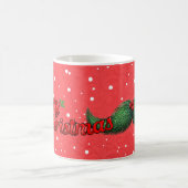 Kerstmis Mok met Mustache en Kerst met Merry (Center)