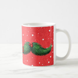 Kerstmis Mok met Mustache en Kerst met Merry