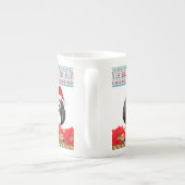 Kerstmis Mok, Penguin Porselein Kop (Achterkant)