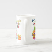 Kerstmis, Mok, pretkerst, Kerstmis Porselein Kop (Achterkant)