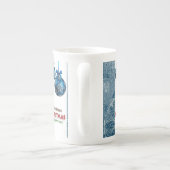 Kerstmis Mok, prettige kerst Porselein Kop (Achterkant)