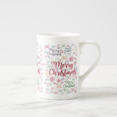 Kerstmis Mok, prettige kerst Porselein Kop (Rechts)