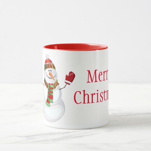 Kerstmis Mok-Snowman Mok (Midden)