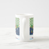 Kerstmis, Mok Snowman, prettige kerst (Achterkant)