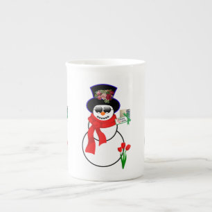Kerstmis, Mok Snowman, prettige kerst Iphone