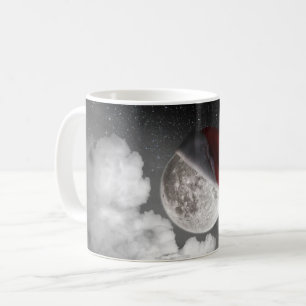 Kerstmis Moon met pet voor kerstmis Koffiemok