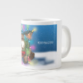 Kerstmis Moose 20 oz. Mok (Voorkant rechts)