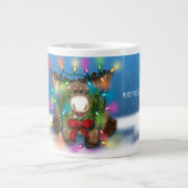 Kerstmis Moose 20 oz. Mok (Voorkant)