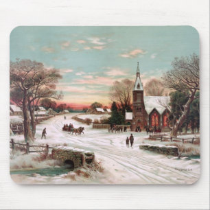 Kerstmis: Mousepad Muismat