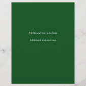 Kerstmis Mr & Mrs. Kerstman Evenement Flyer Poster (Achterkant)