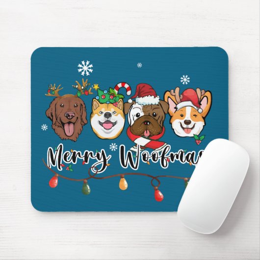 Kerstmis Muismat (Met muis)