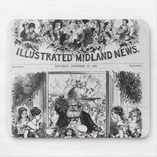 Kerstmis Muismat (Voorkant)