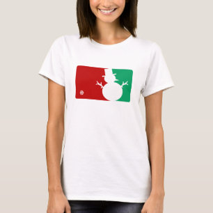 Kerstmis: MVP Sportstijl Winning Snowman logo T-shirt