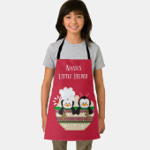 kerstmis Nana's helper voegt tekst toe Schort (Insitu)