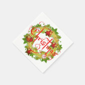 kerstmis Napkins Servet (Hoek)