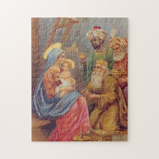 Kerstmis nationaliteit Jezus Illustratie Legpuzzel (Verticaal)