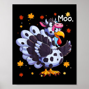 Kerstmis Nep Kalkoen Loet Koekop Grappige Herfst Poster