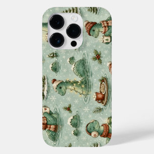 Kerstmis Nessie Loch Ness Monster Gezellig Cryptid Case-Mate iPhone 14 Pro Hoesje