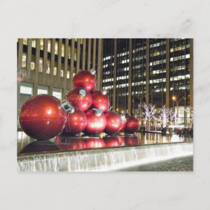 Kerstmis New York City Foto Briefkaart