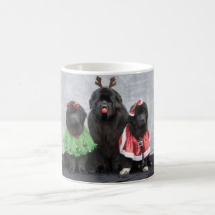 Kerstmis Newfies koffiemok