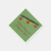 Kerstmis, Nieuwjaar Servet (Hoek)