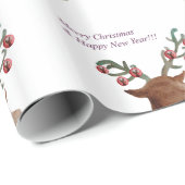 Kerstmis, nieuwjaarspapier cadeaupapier (Rol Hoek)
