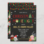 Kerstmis Night Kaart (Voorkant / Achterkant)