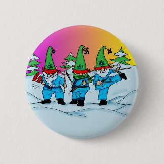 Kerstmis Ninja Elves Button