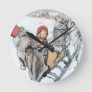 Kerstmis Nisse en Kirsti Ronde Klok