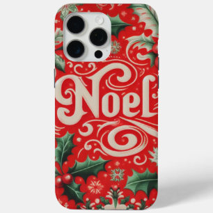 Kerstmis Noel Rood & Groen iPhone 15 Pro Max Hoesje