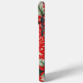 Kerstmis Noel Rood & Groen Case-Mate iPhone Case (Achterkant / Links)