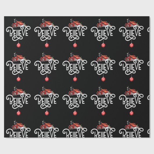 Kerstmis, noordpoolingang, alle andere feestdagen cadeaupapier (Vlak)