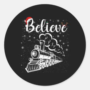 Kerstmis, noordpoolingang, alle andere feestdagen ronde sticker