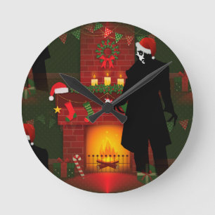 kerstmis nosferatu ronde klok